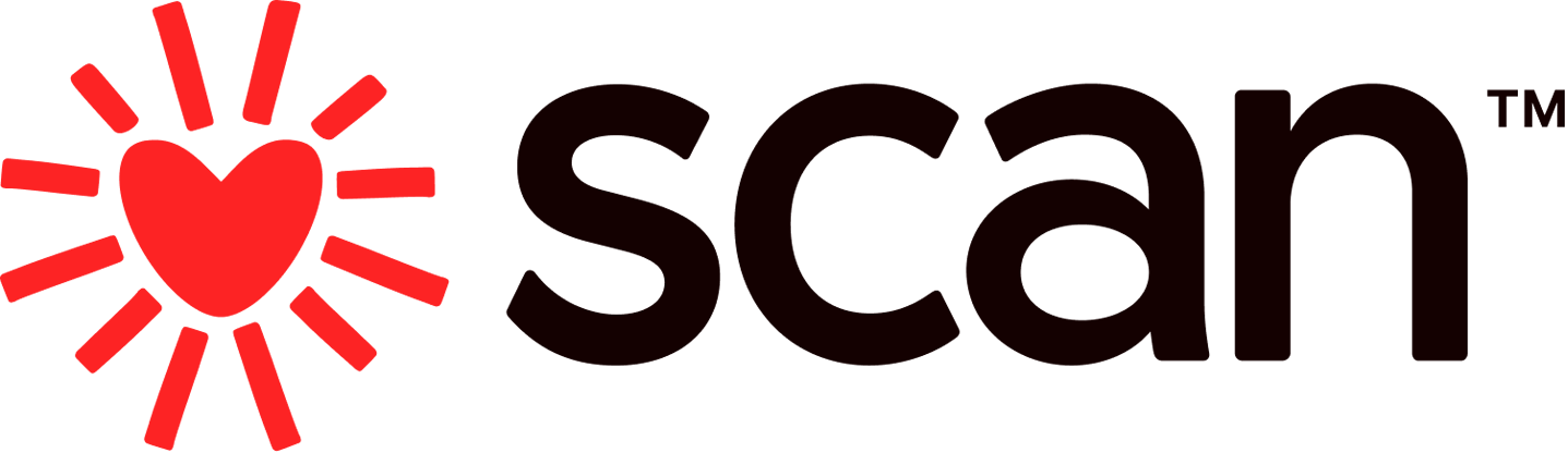 Client logo: SCAN Health Plan - Mission-Driven Medicare